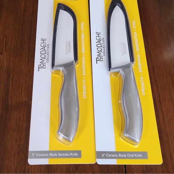 $30 - Hampton Forge Tomodacho Collection 4 piece Ceramic Blades - Picture 2 of 6